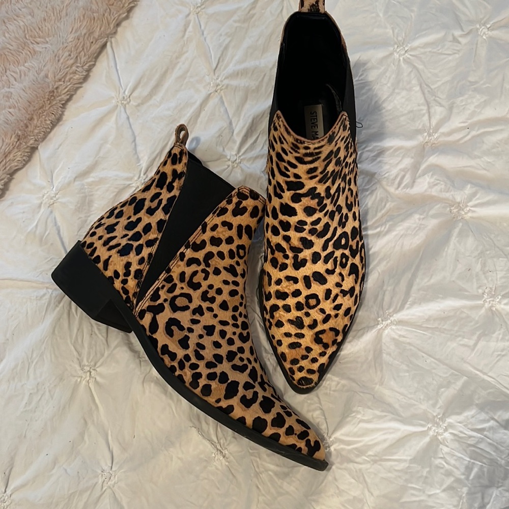 Steve Madden Leopard Booties